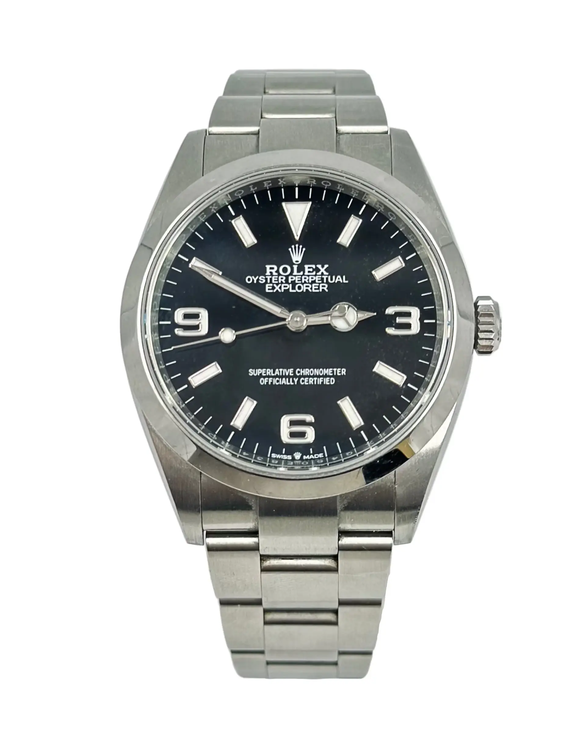 Rolex Explorer Stainless Steel Men's Watch