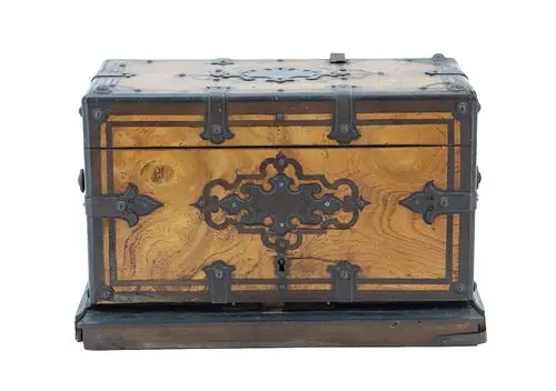 Antique "Treasure Chest" Liquor Cabinet