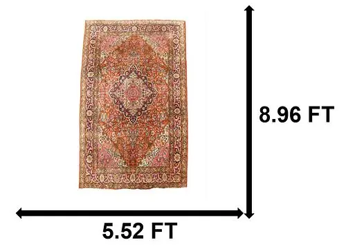 Fantastic Vintage Persian Tabriz Wool Rug
