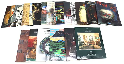 (19) Vintage Sotheby's and Christie's Art Auction Catalogues