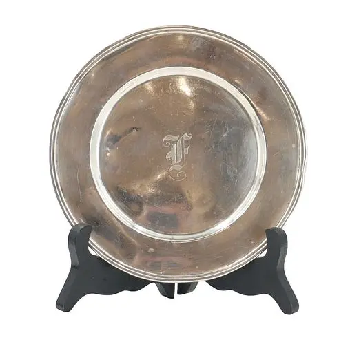 Antique Alvin Manufacturing Sterling Silver Plate - 2.595 ozt.