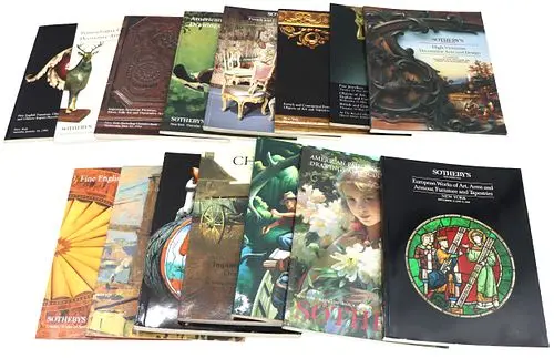 (15) Vintage Sotheby's and Christie's Art, Decorative, and Furniture