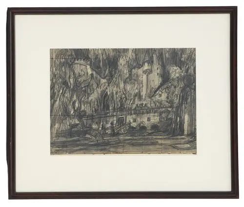 Leon Bakst (1866-1924) Russian, Graphite on Board
