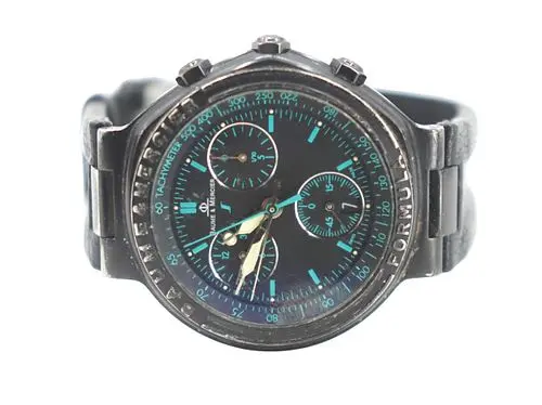 Baume & Mercier Formula Chronograph Stainless Steel Wrist Watch