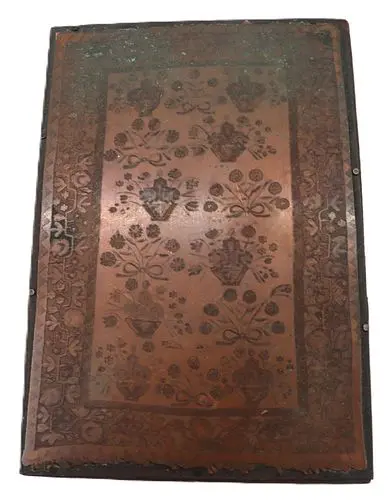 Antique Copper Printing Block