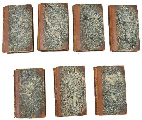 (7) 18th Century Volumes of Parson's Select British Classics