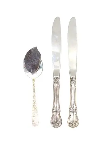 (3) Sterling Silver Flatware - Approx 2.365 ozt.