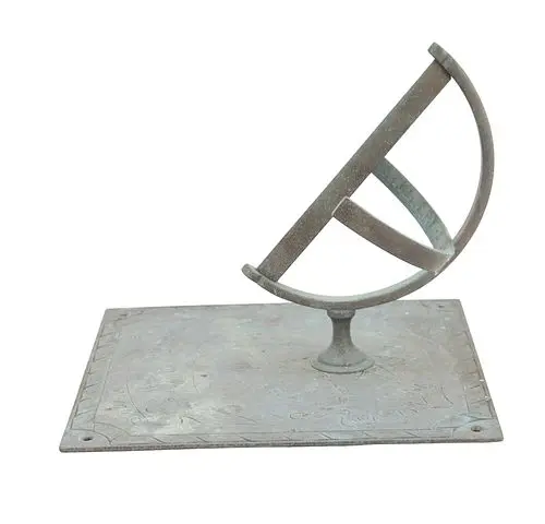 Antique Metal Equatorial Sundial