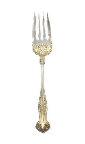 Antique 1847 Rogers Bros. Silver-Plated Serving Fork