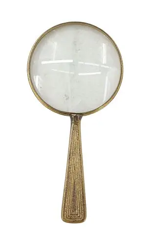 Antique Tiffany Studios Gilt Bronze Magnifying Glass