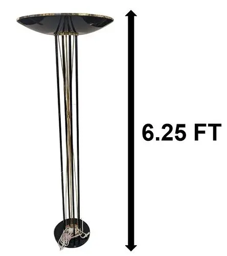 Goffredo Reggiani Italian Torchiere Floor Lamp