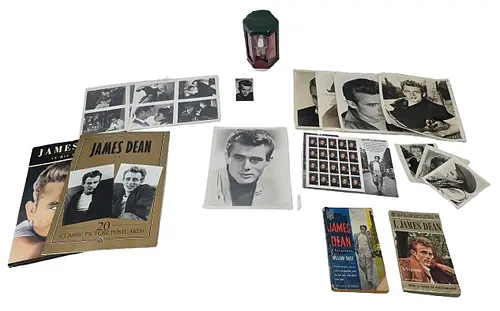 Spectacular James Dean Memorabilia Collection including Autographed Photo