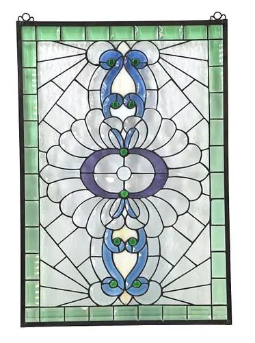 Victorian Style Stained Glass Panel