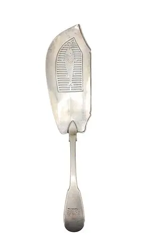 Antique English Sterling Silver Fish Serving Knife - 4.960 ozt.