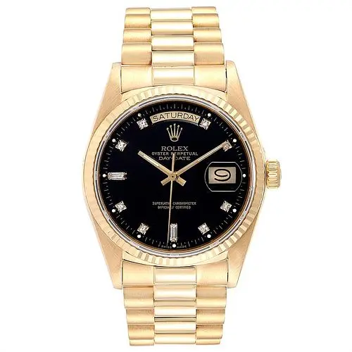 Rolex 18k Yellow Gold Day-Date President Watch