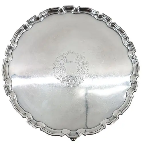 Antique Tiffany & Co. Reproduction George II Style Circular Sterling