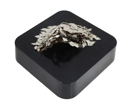 1970s CRDL Kinetic Magnetic Art Diamond Shape Desk Sculpture