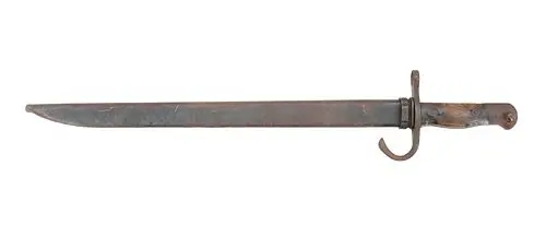 World War II Early-Model Japanese Type 30 Arisaka Bayonet with Original