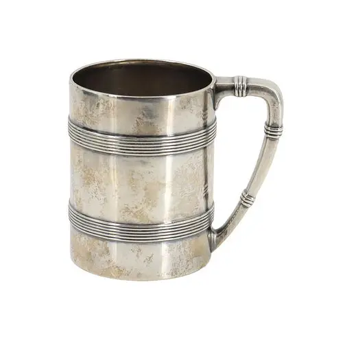 Antique Tiffany & Co. Sterling Silver Handled Tankard - 6.925 ozt.