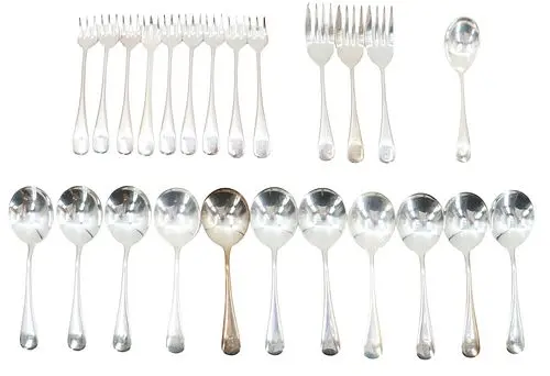 (24) Pieces of Birks Regency Plate Silverplated Flatware