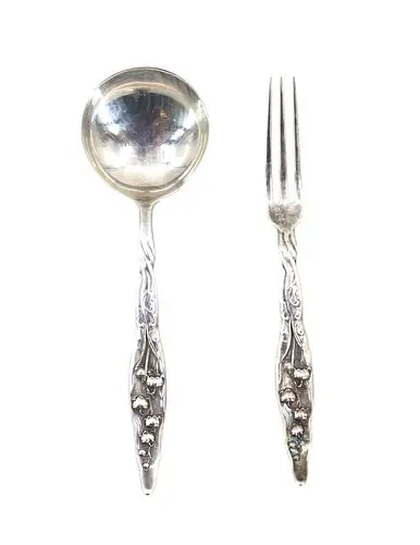 (2) Sterling Silver Flatware - 0.856 ozt.