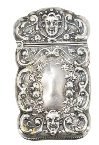 Antique Sterling Silver Match Strike- 0.440 ozt.