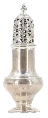 Antique English Sterling Silver Sugar Caster - Approx. 3.715 ozt.