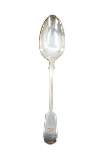 Antique Elkington & Co. Silver-Plated Fiddle Pattern Spoon