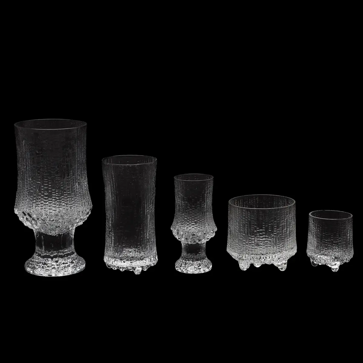 TAPIO WIRKKALA. Glas, 24 delar, "Ultima Thule, Iittala.
