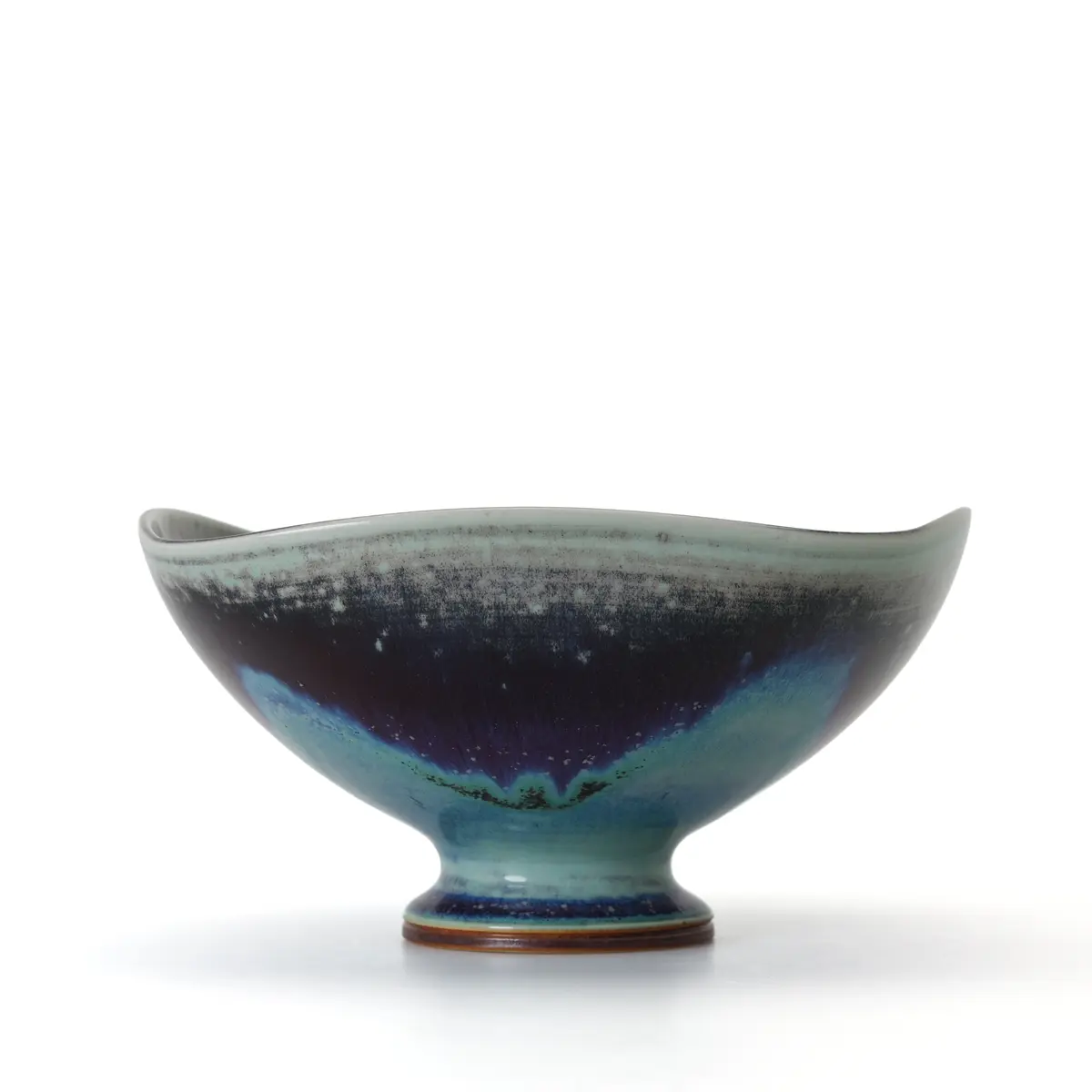 BERNDT FRIBERG. Skål, glaserat stengods, Studiohanden, Gustavsberg, 1973.