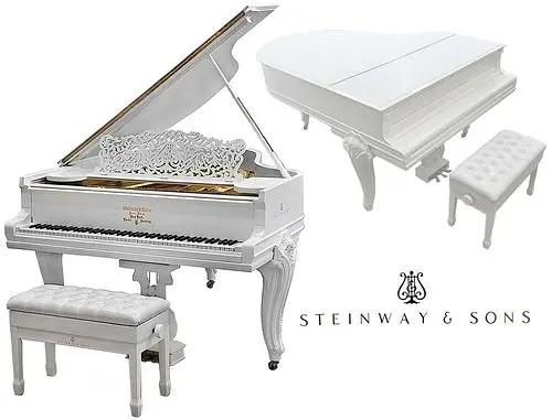 19th Century Baby Grand Piano Steinway, Circa 1896