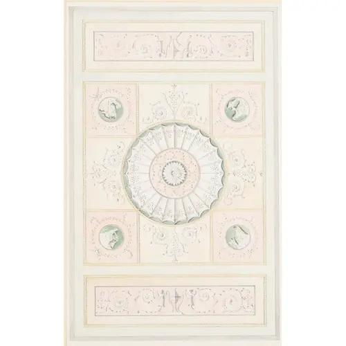 Royston Jones (1947-) British. Three Ceiling Designs, Waterc...