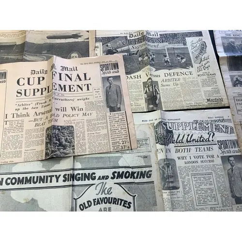Arsenal Pre War FA Cup Final Newspapers: 1927 Daily Chronicl...