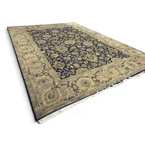 An extremely large Beige and Black ground Carpet in the Zieg...
