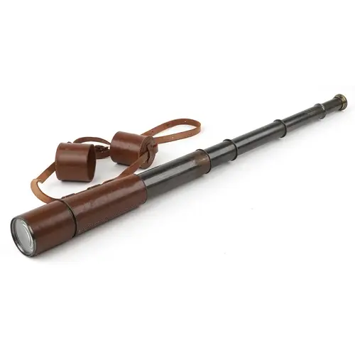 Vintage Broadhurst Clarkson & Co. Ltd. five draw telescope w...