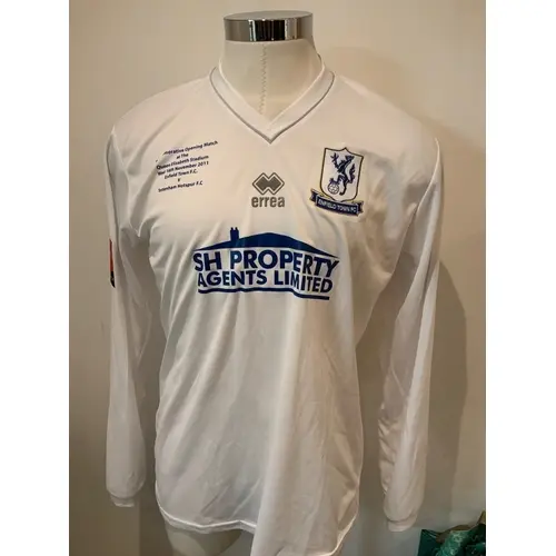 2011 - 2012 Enfield v Tottenham Match Worn Football Shirt: E...