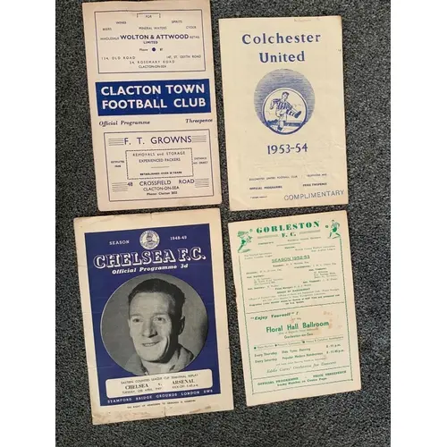 Arsenal Eastern Counties League Away Football Programmes: 48...