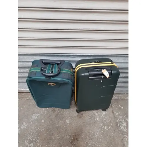 TWO SUITCASES COMPRISING MOKOBARO HARDSHELL CABIN AND ZINO N...
