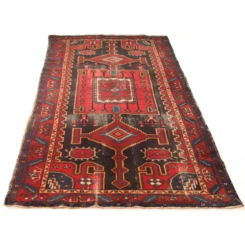 A Persian hand knotted wool rug, probably a Nahavand Hamadan...