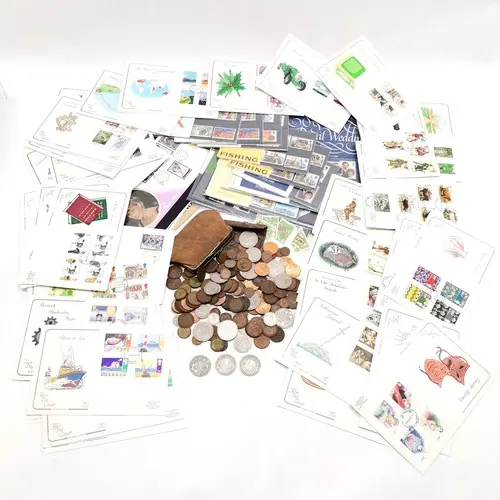 Qty of GB coins inc silver t/w qty of GB 1980's presentation...