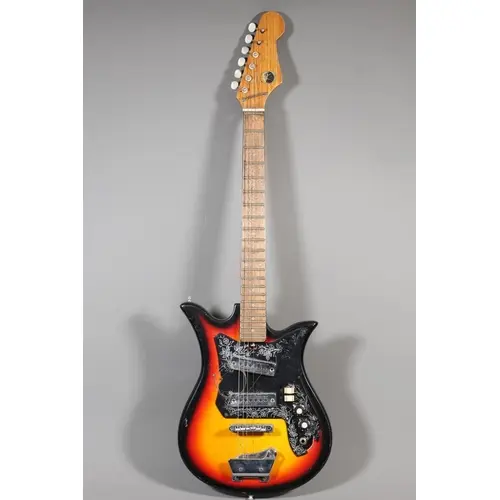 Teisco Del Rey tulip six string electric guitar.