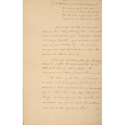 Royal Navy. Vice-Admiral Cuthbert Collingwood, 1st Baron Col...