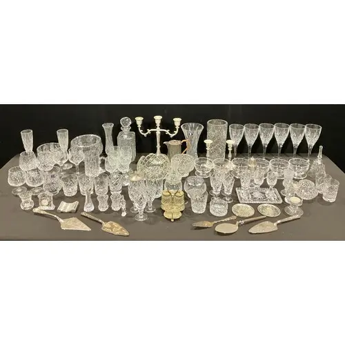 Glassware - a Waterford Crystal Millennium Collection champa...