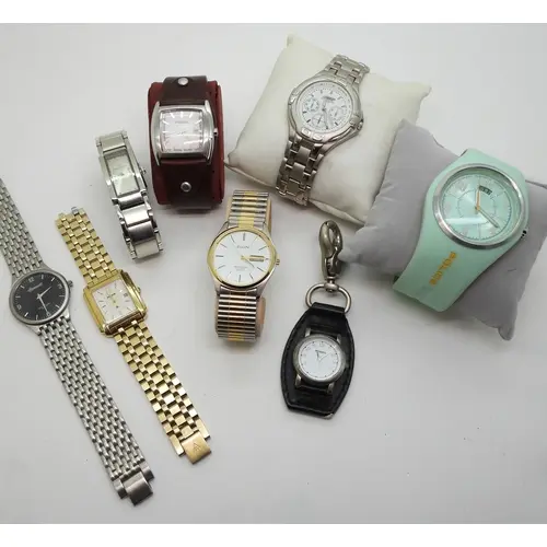 A collection of watches to include Elgin, Ingersoll, Accuris...
