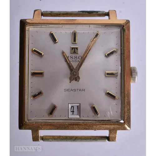 A Vintage Tissot Visodate Seastar Square Automatic Watch. W...