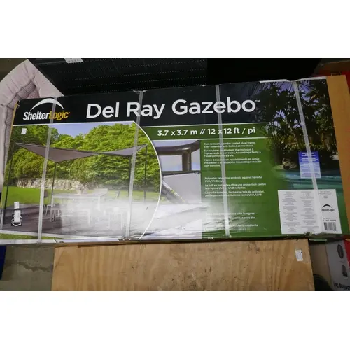 A Shelter logic 12X12ft Del Ray gazebo, original RRP £166.66...