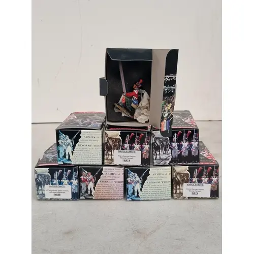 Eight boxed King & Country Napoleonics Figures comprising NA...