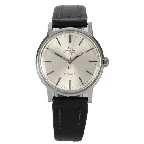 A gentleman's 1970's stainless steel Omega Automatic wrist w...