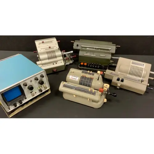 Vintage Technology - an oscilloscope probe device with appar...