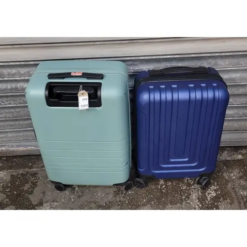 TWO SUITCASES INC MI SPINNER WHEEL, FLY KNIGHT- BLUE Note: c...